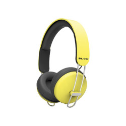 Słuchawki BLOW HDX200 yellow nagłowne jack 3,5mm-Naglosnienie i Estrada