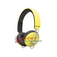 Słuchawki BLOW HDX200 yellow nagłowne jack 3,5mm