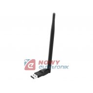 Karta sieciowa RAD. USB wifi Antena adapter do dekodera Tunera DVB-T