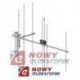 Antena TV DVB-T/DAB DIPOL 7/5-12 VHF MUX-8 telewizyjno-radiowa