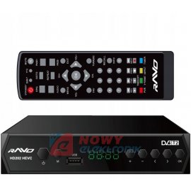 Tuner TV naz. DVB-T2 RAVO HD202 HD HEVC H265 z LAN