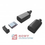 Gniazdo USB B micro na kabel  5p