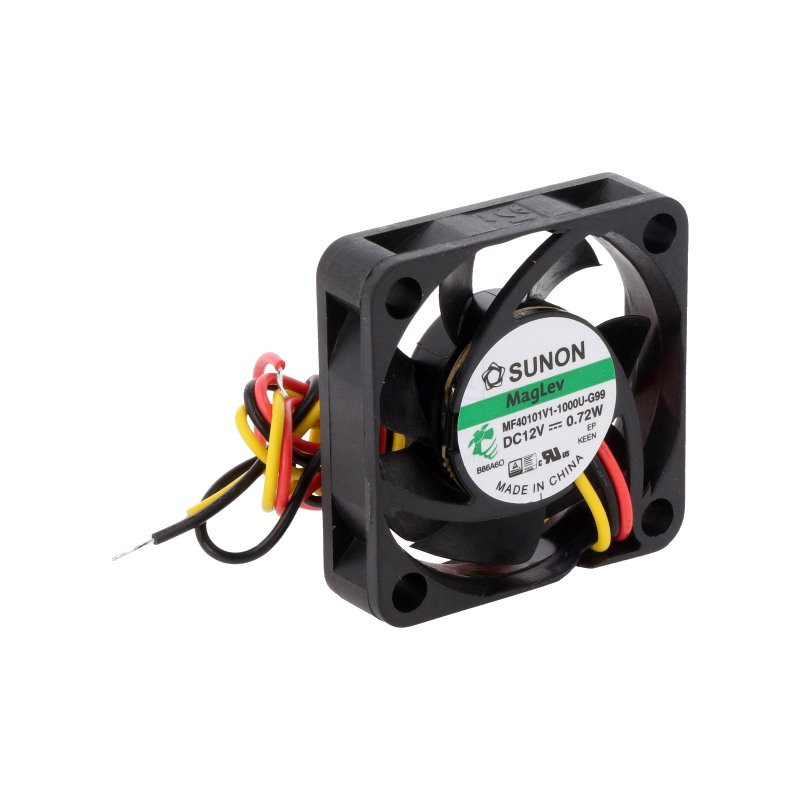 MF40060V1-1000U-A99 SUNON - Fan: DC | axial; 5VDC; 40x40x6mm; 10.65m3/h; 29.3dBA; Vapo; 7000rpm