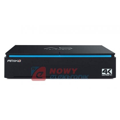 Tuner TV naz. AMIKO A5 T2/C 4K  UHD DVB-T2 DVB-C Dekoder ANDROID SMART BOX