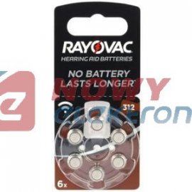 Bateria AE312 RAYOVAC 1,45V (8%) do aparatów słuchowych PR41