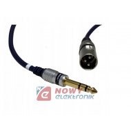 Kabel Jack 6,3m. wt.-wt.XLR 5m stereo/kabel mikro. MK36 Vitalco