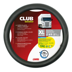 Pokrowiec kierownicy TIR CLUBXL (*) 49-51cm skóra syntetyczna LAMPA-Motoryzacja