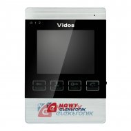 Monitor Vid. M904S VIDOS wideomonitor 4" z pamięcią   VIDOS
