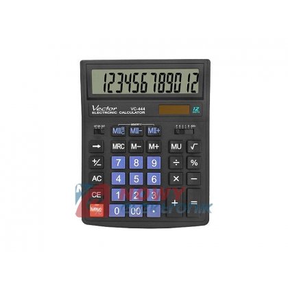 Kalkulator VECTOR VC-444 BIały lub czarny