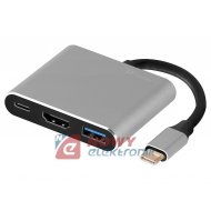 Adapter USB-C/HDMI,USB-A,USB-C konwerter TRACER