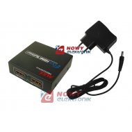 Rozgałęźnik HDMI 1x2 MRS 1.4a II Professional + wzmacniacz