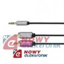 Kabel jack 3,5st-2*RCA 1,8m K&M Kruger&Matz