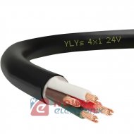 Przewód YLYs 4x1,0mm 12V/24V samochodowy kabel do przyczepy lawety