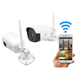 Kamera IP WiFi LTC FHD TUBA 2MPX MicroSD-128GB LTC-Monitoring CCTV