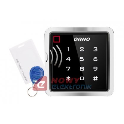 Szyfrator dotykowy ORNO RFID    zbliżeniowym 12V (IP68)