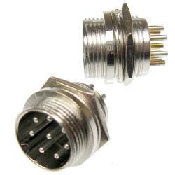 Gniazdo męskie NC519(8-M) (NC07) 4A 125V-Podzespoły Elektroniczne