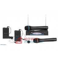Mikrofon bezprzew. VHF Premium AZUSA dwukanałowy