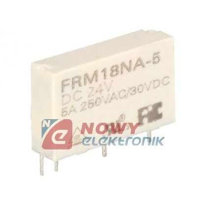 Przekaźnik FRM18NA-24VDC 5A PCB SPST-NO interfejsowy