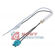 ZRS-SAF2-DIN Separator antenowy Podwójny wtyk Fakra/wtyk DIN VW/SEAT/
