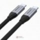Kabel USB 3.1 USB-C/USB-C 1m HQ Unitek Type-C/Type-C 100W 4K 10Gbps