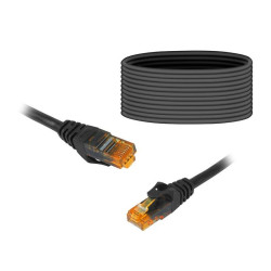 Kabel LAN kat.6 UTP 20m czarny-Kable i Przyłącza RTV i PC