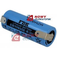 Bateria CR17450E RCNR 3V 2.4Ah FDK 17x45mm blaszki