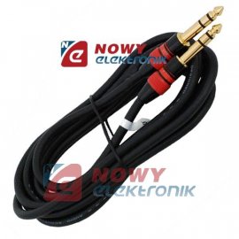 Kabel jack 6,3st. wt.-wt.3m MK63 stereo VITALCO