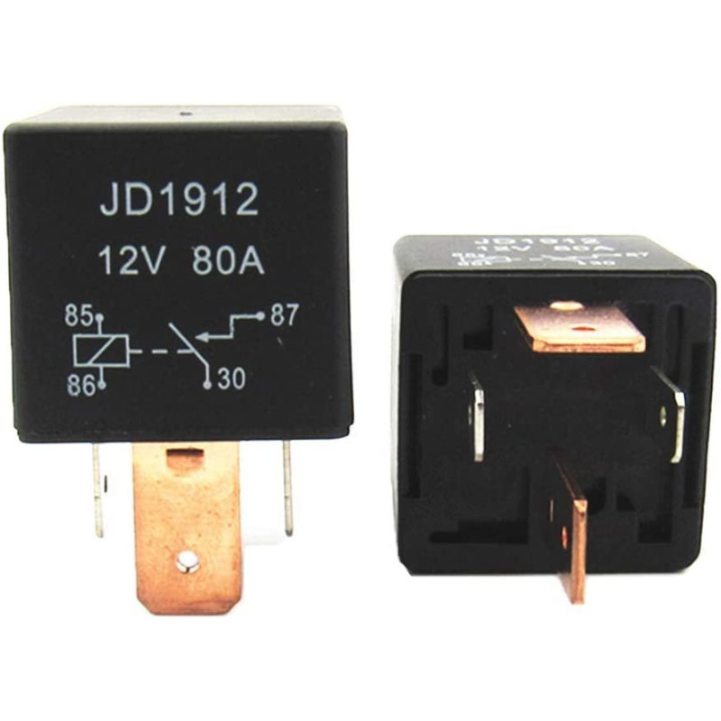 Przekaźnik 12V 80A 4PIN zwierny JD1912-Podzespoły Elektroniczne