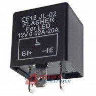 Przekaźnik CF-13 LED Flasher 12V do kierunkowskazów LED 3-pin przerywacz