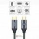 Kabel USB 3.1 USB-C/USB-C 1m HQ Unitek Oplot Type-C/Type-C 100W 4K
