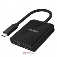 Adapter USB-C na 2xHDMI 2.0 4K 60Hz UNITEK V1408A
