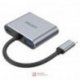 HUB USB-C VGA HDMI USB UNITEK PD 100W D1049A