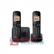 Telefon PanasonicKX-TGC212PDB czarny Bezprzewodowy