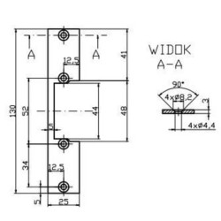 Płaskownik krótki S 3mm STC Otwarty-Sterowanie i Kontrola dostępu