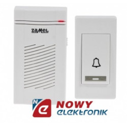 Dzwonek bezprz.bat.CLASSIC ST-901 zasięg:80m  ZAMEL-Dzwonki