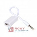 Przejście USBgn.A/wt.jack 3,5 4p Adapter kabel 10cm