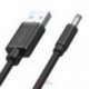 Kabel USB - wtyk DC3.5/1.35mm -- 39374 1m UNITEK Y-C495BK zasilający