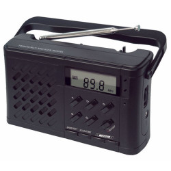Radio przenośne AM/FM RD-100LCD Czarne DARTEL-RTV SAT DVB-T