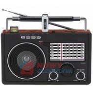 Radio przenośne FM/USB/MP3 RD-70 Jasno-Brązowe DARTEL