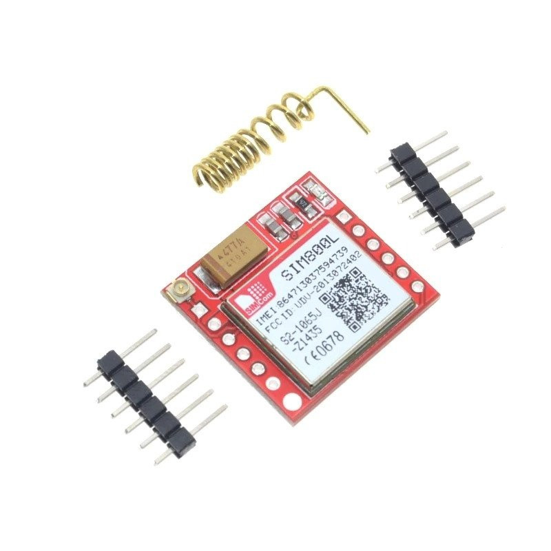 Moduł GSM SIM800L + antena złącze SIM 5V GSM/GPRS-Systemy Alarmowe