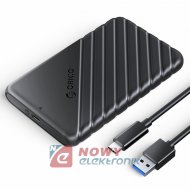 Obudowa HDD 2,5" USB-C 3.1 ORICO Czarna kieszeń dysku zewnętrznego