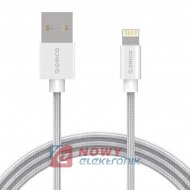 Kabel USB -Lightning 1m oplot /Apple Iphone ORICO