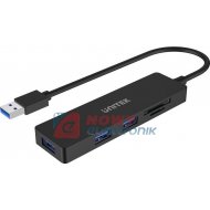 HUB USB 3.1 3xUSB UNITEK H1108A czytnik kart micro SD