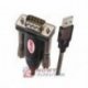Przejściówka z USB na RS232 105A +adaptor RS9M/DB25M UNITEK Y-105A