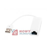 Karta sieciowa USB2.0 - RJ45 LAN adapter Cabletech 10/100Mbps