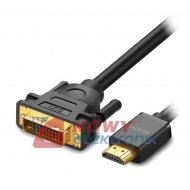 Kabel HDMI - DVI 2m UNITEK Adapter dwukierunkowy