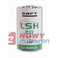 Bateria LSH 20 STD SAFT litowa 3,6V FI 33*61mm 13.00Ah