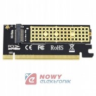 Adapter M.2 NVMe NGFF key M SSD dysku do PCI-e x16