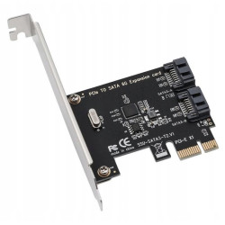Karta kontroler 2x SATA PCI-E SATA 3 adapter-Komputery i Tablety