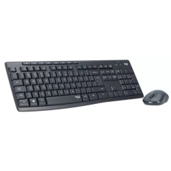 Klawiatura + mysz LOGITECH MK295 bezprzewodowa, grafitowa-Komputery i Tablety